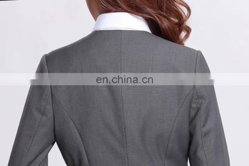 Jiangxi supplier fashion office lady uniform, business lady suit