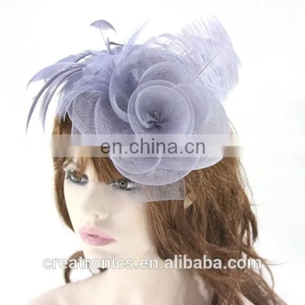 Handmade Wedding Party Sinamay Hat Bases Women Wholesale Church Hat Ladies Sinamay Wholesale Make Church Hats