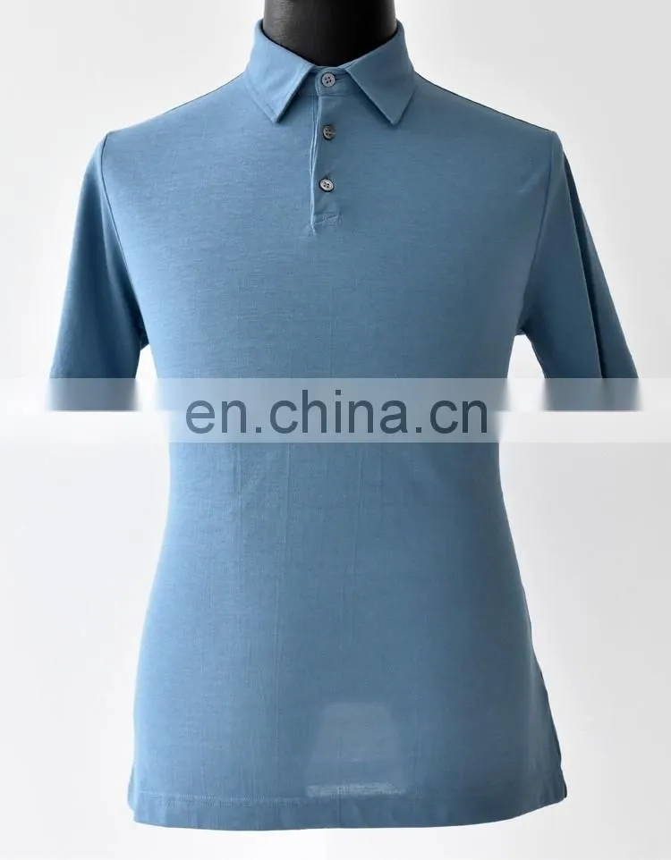 100% cotton men casual polo T shirt