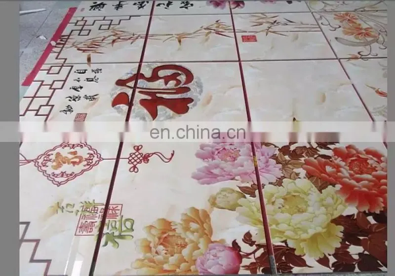 Big size double head glass uv printing machine for glass company use