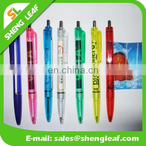 Gel ink refill transparent banner ballpens