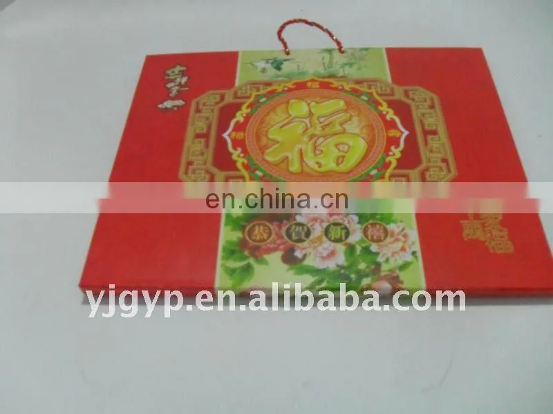 Chinese Eco-friendly New Design Promotional wall calendar