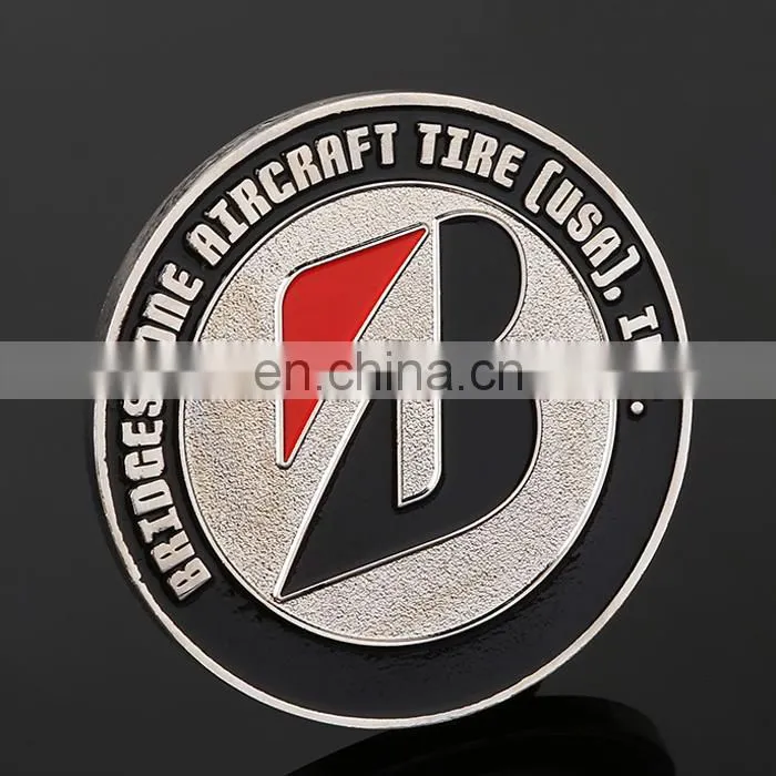 Cheap Price customzied good quality silver plated black background coin