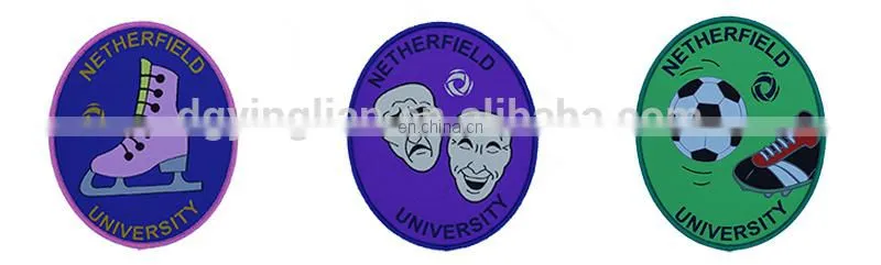 custom sports embroidery patches for clothing