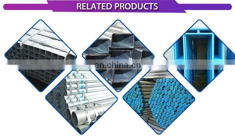 Anti-rust package weight of ms square hollow section steel tubes
