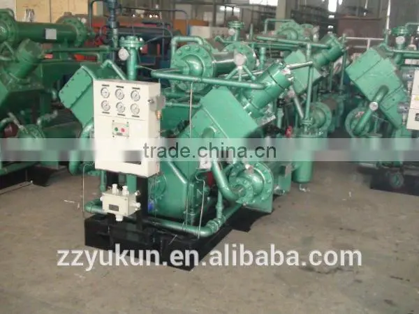 Reciprocating nitrogen booster compressor