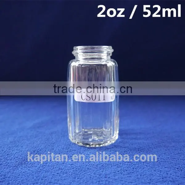 2oz 52ml Empty Glass Salt Pepper Bottle Wholesale