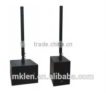 Speaker combination of 12 SUB and 12x 2.5''full-range column loudspeaker