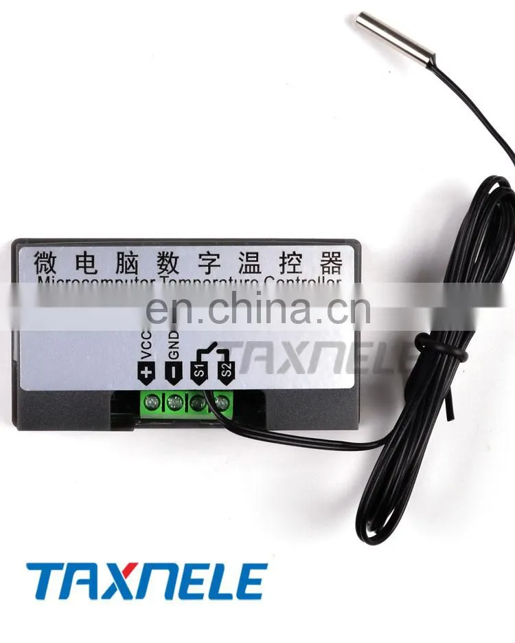 W3230 DC 12V 24V 110V-220V AC Digital Temperature Controller LED Display Thermostat With Heating Cooling Control Instrument