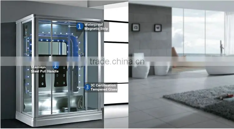 High Quality Computerized Freestanding Luxury Shower Cabin Steam Shower Room K-7049