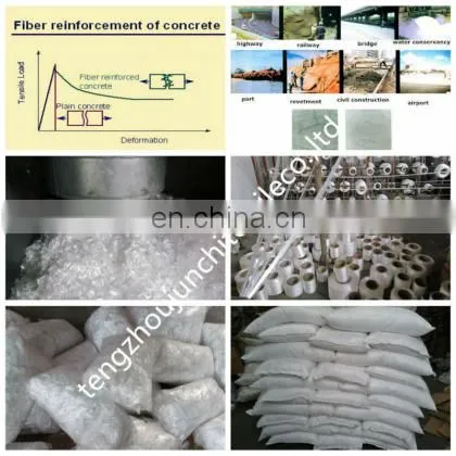 3mm-50mm polypropylene fiber concrete
