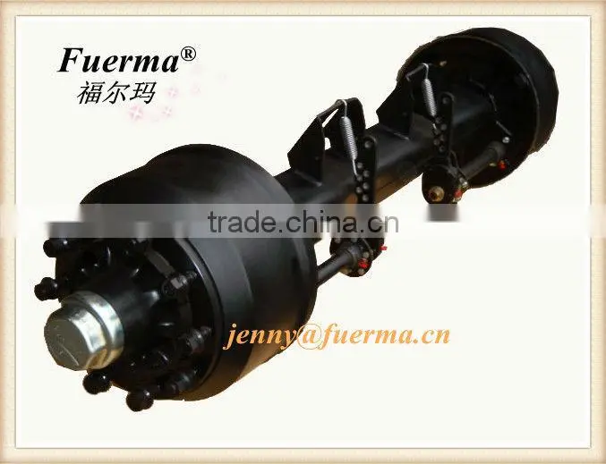 bpw germany semi trailer axle(10 hole axle,trailer axle,Germany axle)