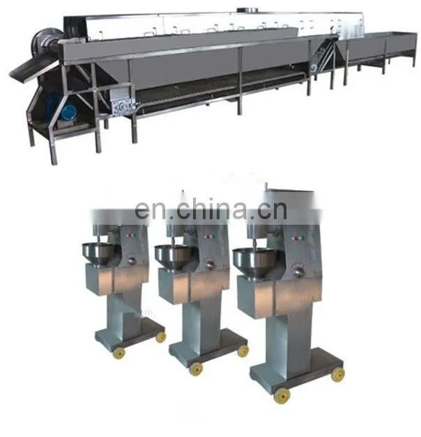 Factory Genyond high speed fish meatball forming cooking processing equipment making machine