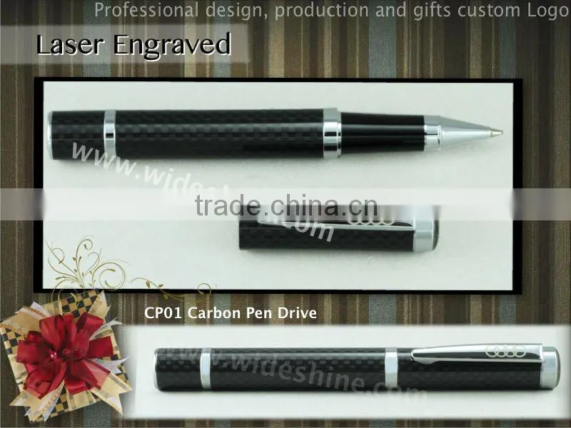 Carbon fiber roller pen with Pen drive , new product wholesale alibaba