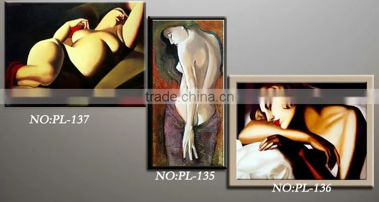 open hot sexi images for girls hand painted football star african women oil paintings YB-70