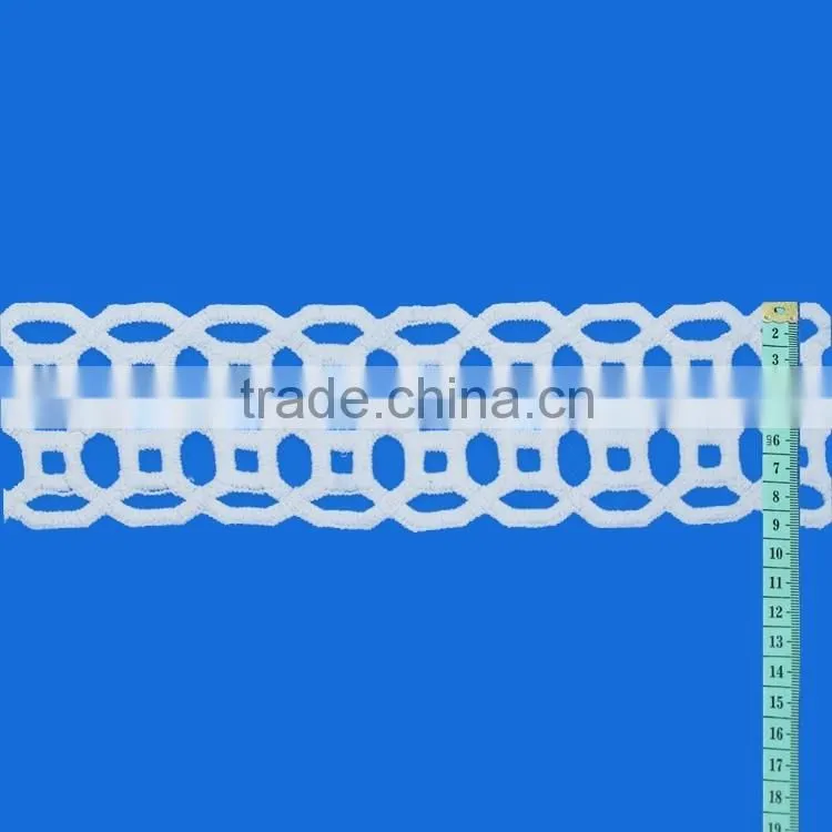 Chinese Manufacturer good quality cotton embroidery collar French chemical lace motifs for sale