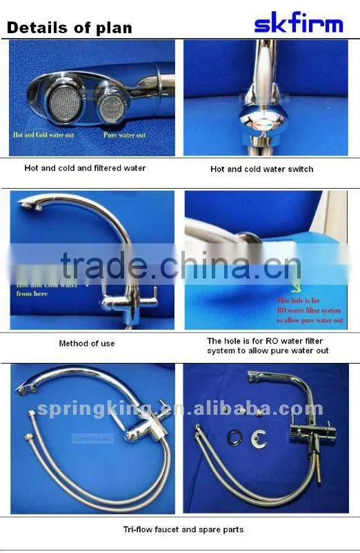 skfirm 3 way kitchen faucet mixer