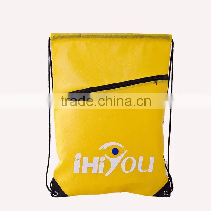 2015 new products Plastic cool drawstring shopping bag