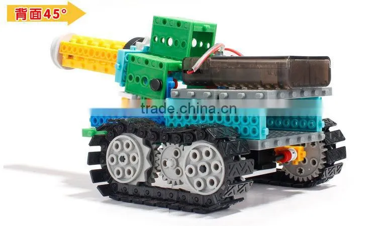 Hot style4 Channel Remote Control suit remote Variety building blocks bricks educational toys assembled robot tank