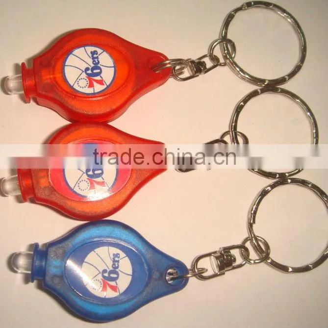 Mini led glowing light for promotinal item , plastic bike light with colorful light