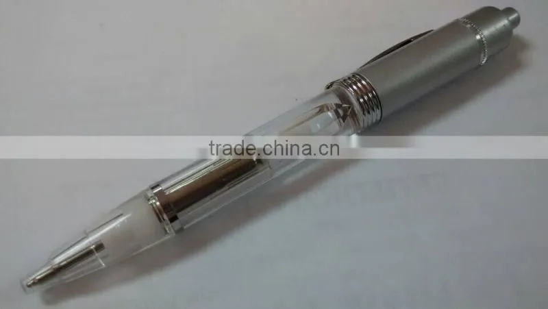 2014 new products led ballpen,plastic flashing light pen,promotional pen with custom logos