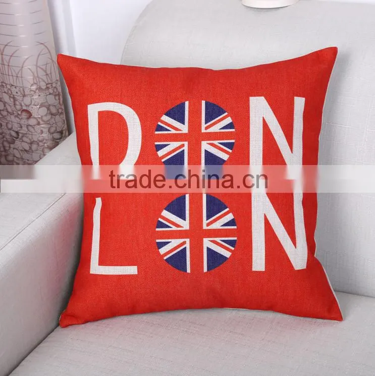 European and American style pillow, cotton and linen cushion for leaning on, restoring ancient ways to figure custom