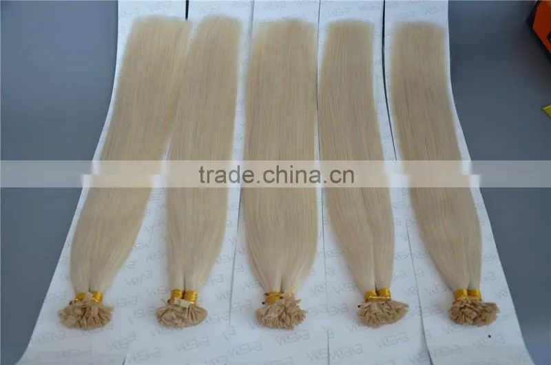 Cheap white silver human hair extensions