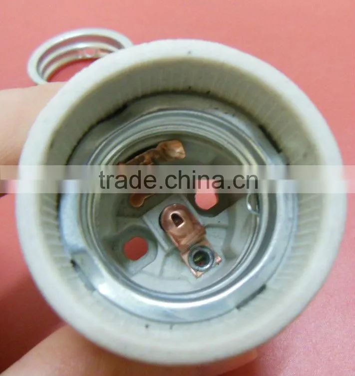 Hot Sale! Porcelain Lamp Holder E27 F519 porcelain lamp socket lamp base ceramic lamp socket lampholder
