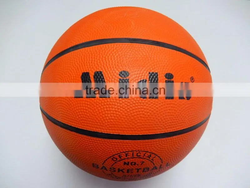 Wholesale size7 top quality rubber basketball