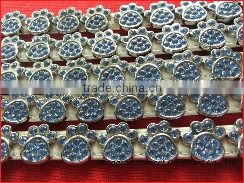 Produce 10 mm footprint paw slide charm jewelry diy letters wholesale