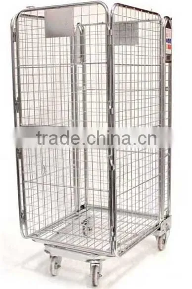 Split Gate Pallet Roll Container