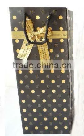 no printing one bottle paper wine bag