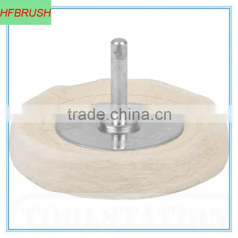 Mounted Spiral Sewn Buffing Wheel