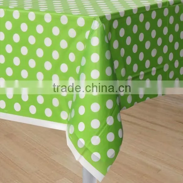 High Quality Plastic Table Cover for Party Products Supplies
