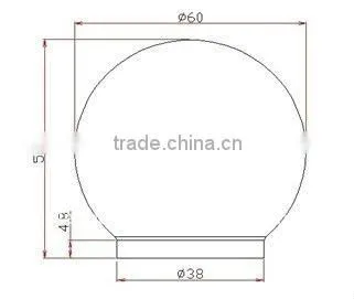 LED plastic Diffuser bulb PC light covers & shades
