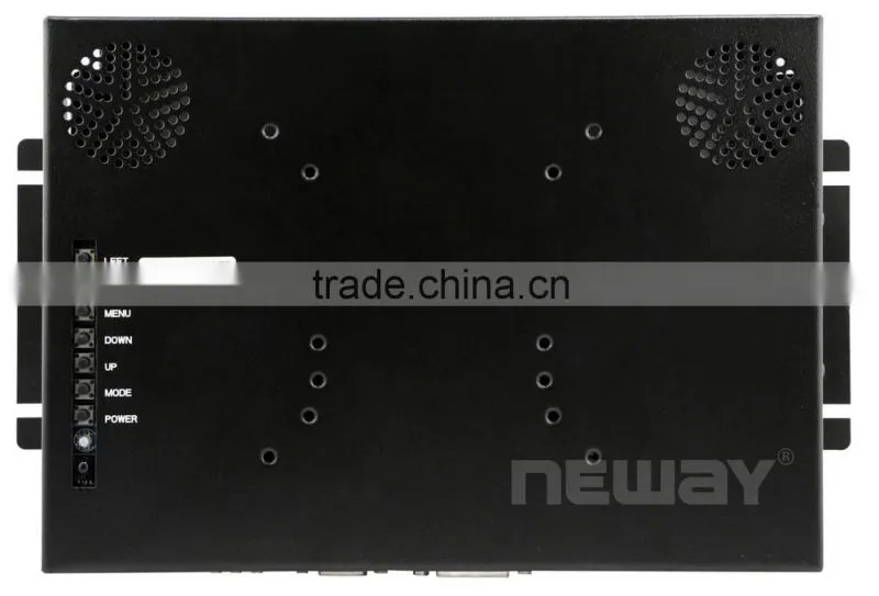 4-wires resistive tounch 10 inch metal housing lcd monitor