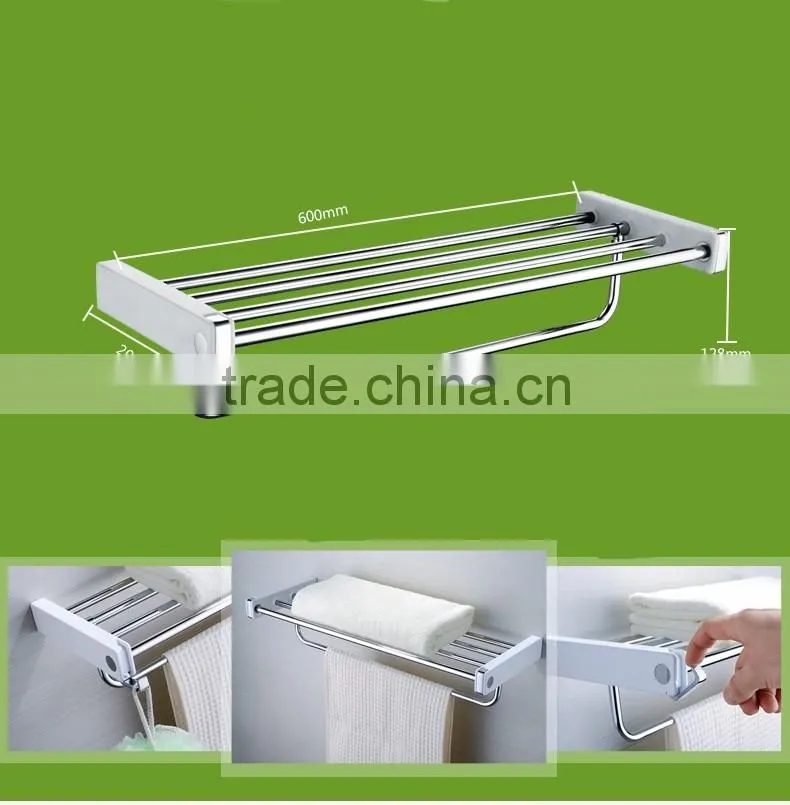 High Quality Wall Mounted Bathroom Shower Holder Towel Shelf
