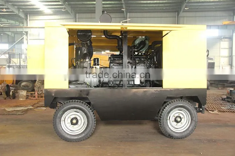 Crawle type two cylinder portable drilling rig