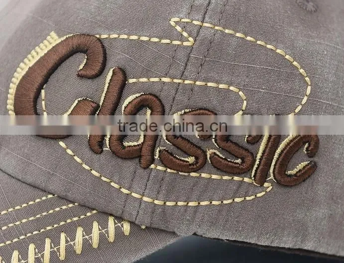 High quality 2016 Spring 100% Cotton Baseball Hat