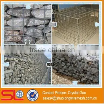 Hebei Factory High Quality square wire mesh storage box / gabion mats