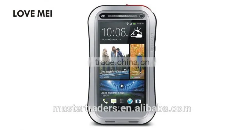 Love Mei Waterproof Aluminum Case for HTC One MAX T6 MT-2271
