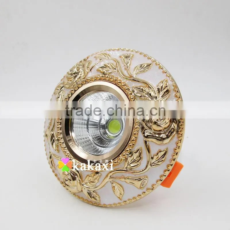 2015 Best-selling European LED LED Downlight 3W 5w COB LED Ceiling Light Spotlights