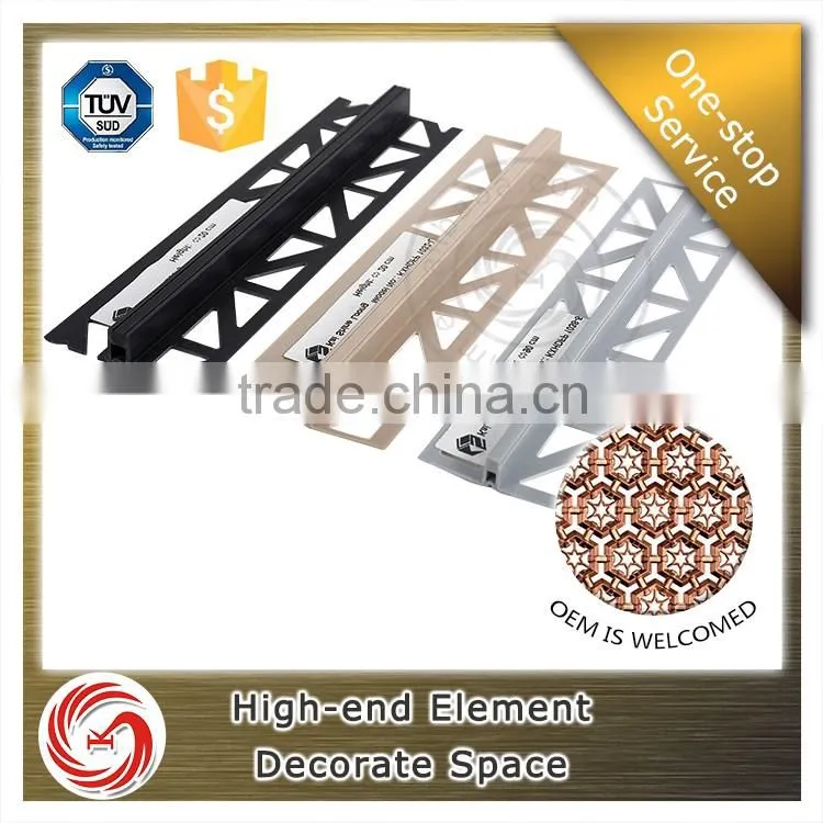 Home decoration double side PVC ceramic tile expansion joint