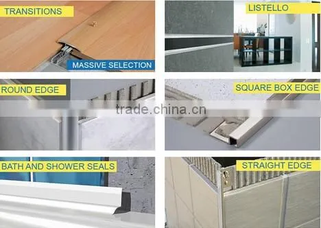 Floor corner ceramic tile border trim duvar kenar trim piastrelle di finitura del bordo trim