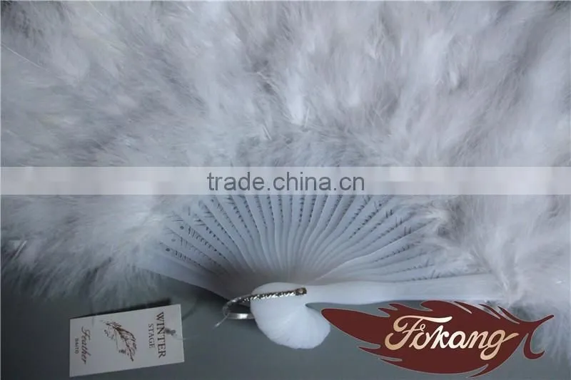 Wholesale Feather Suppliers Large Feather Fan And Chinese Feather Fan For Wedding Gift