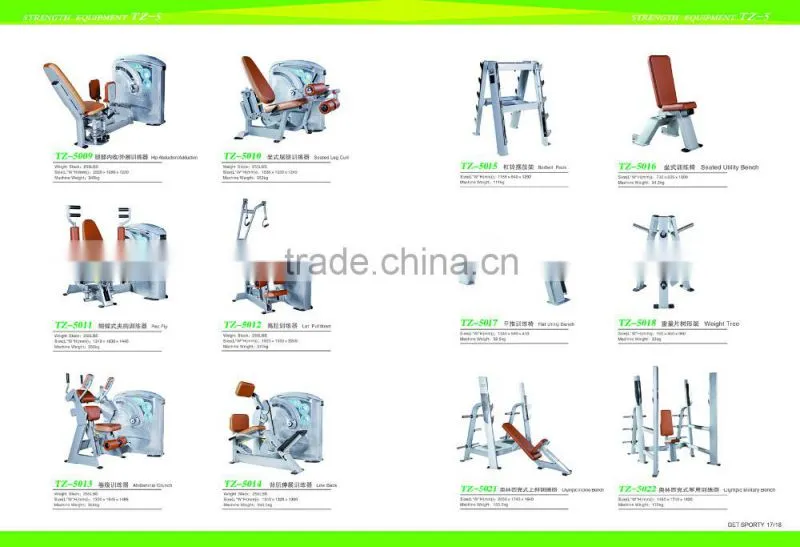 Professional Fitness Machines/Commercial Gym Equipment Plate Loaded Incline Press (TZ-5055)/Chest Exercise Trainer