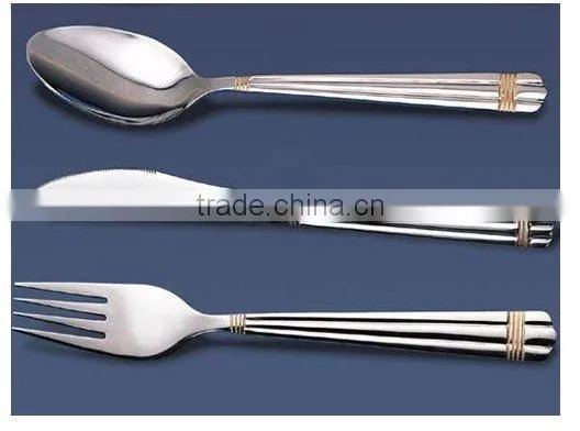 Stainless steel knife with board