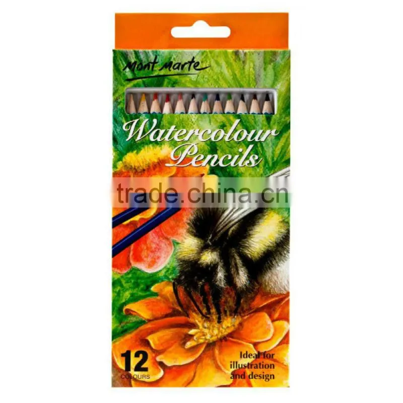 Mont Marte Watercolour Pencils 12pce