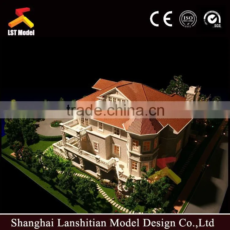 European style house model making.