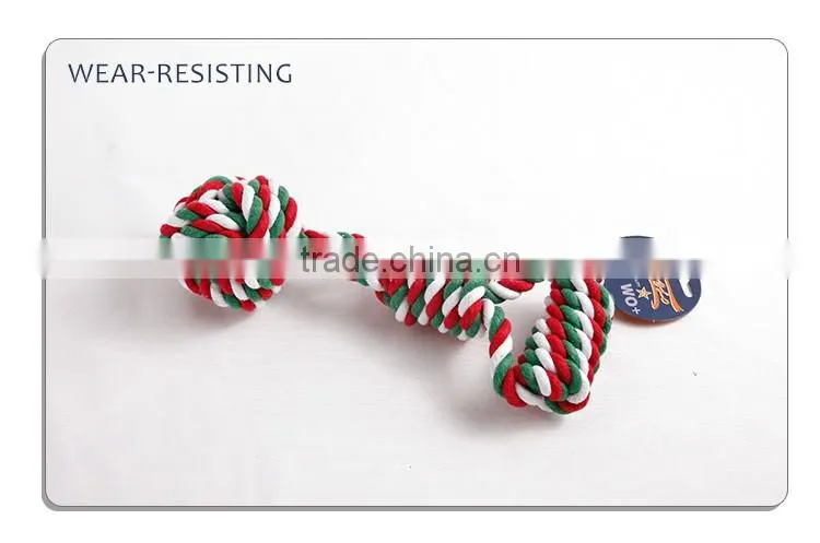 hot selling cotton rope toy with knot for dog chew factory directly